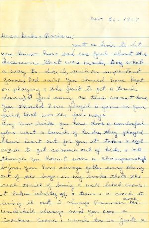 Letter from Charles & Emily Read