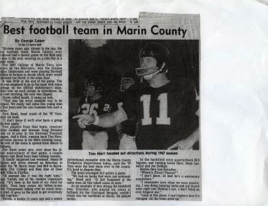 Best Football Team in Marin County